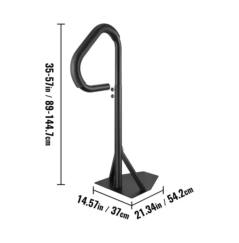 Sugift Hot Tub Handrail 360 Degree Rotatable Spa Side Rail Adjustable