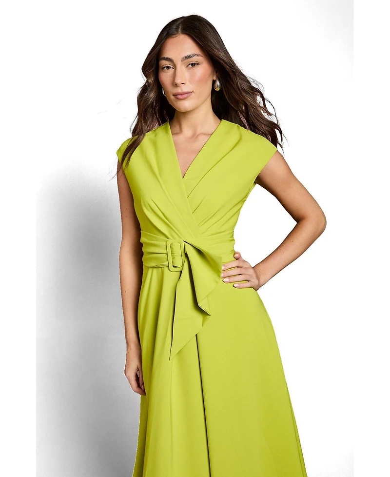 Coast Women's Belted Crepe Dress