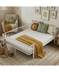 Streamdale Furniture Metal Daybed with Sturdy Steel Slat Support