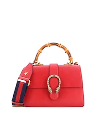 Pre-Owned Gucci Dionysus Bamboo Top Handle Bag Leather