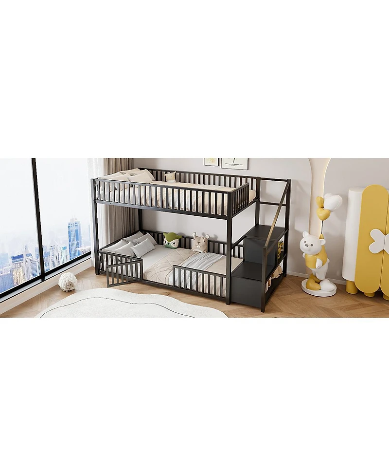 Streamdale Furniture bunk bed with storage ladder