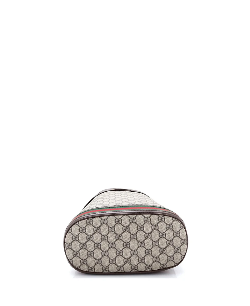 Pre-Owned Gucci Medium Ophidia Bucket Bag Gg Coated Canvas