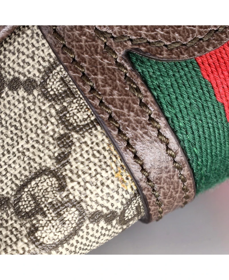 Pre-Owned Gucci Medium Ophidia Bucket Bag Gg Coated Canvas