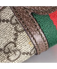 Pre-Owned Gucci Medium Ophidia Bucket Bag Gg Coated Canvas