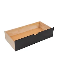 Streamdale Furniture Twin over Full Bunk Bed with Shelfs Storage Staircase and 2 Drawers Espresso