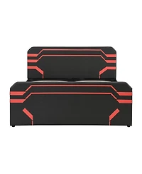Streamdale Furniture Cyberpunk Hydraulic Storage Gaming Bed with Padded Headboard