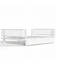 Streamdale Metal Platform Bed with Storage Drawers