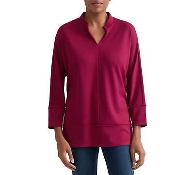 Jones New York Women's Johnny Collar Top