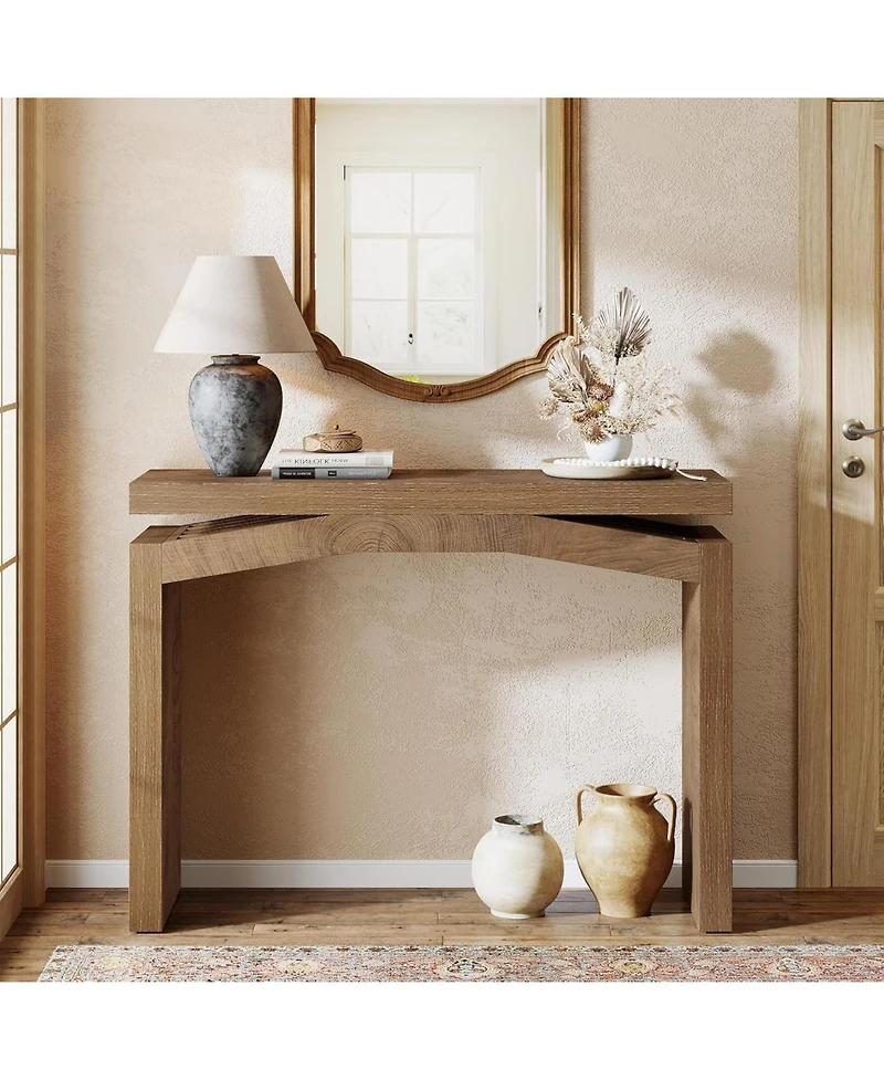 Tribesigns 40-Inch Console Table for Entryway, Farmhouse Sofa Console Behind Couch, Small Entry Table
