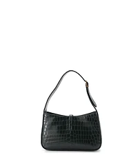 Pre-Owned Saint Laurent Small Le 5 a 7 Hobo Embossed Leather