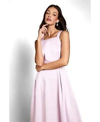 Coast Women's Fit and Flare Square Neck Midi Dress