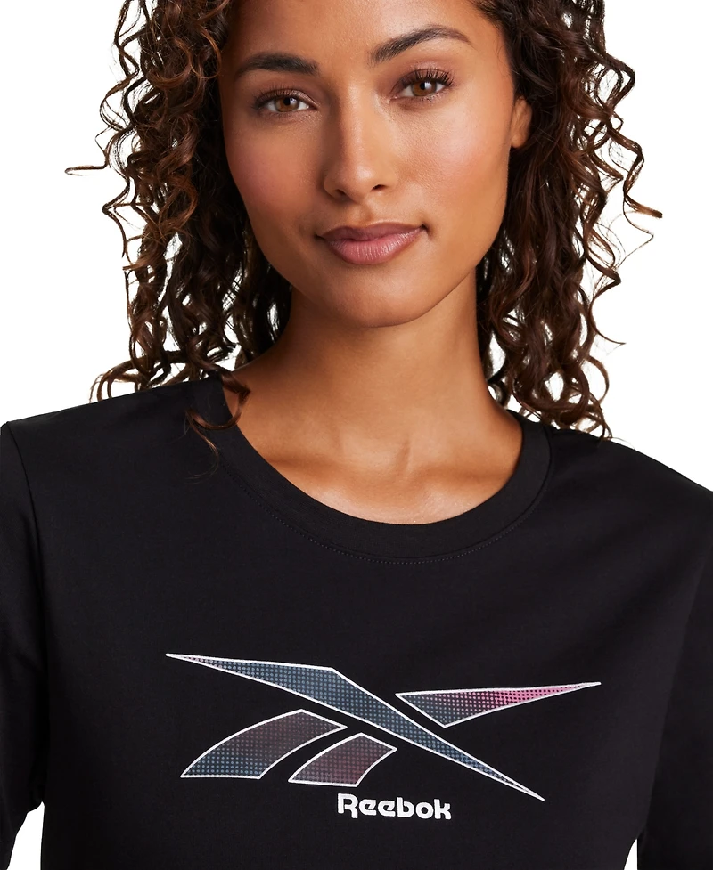 Reebok Women's Vector Graphic Crewneck T-Shirt