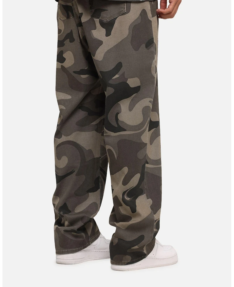 Xxiii Men's Washed Camo Pants