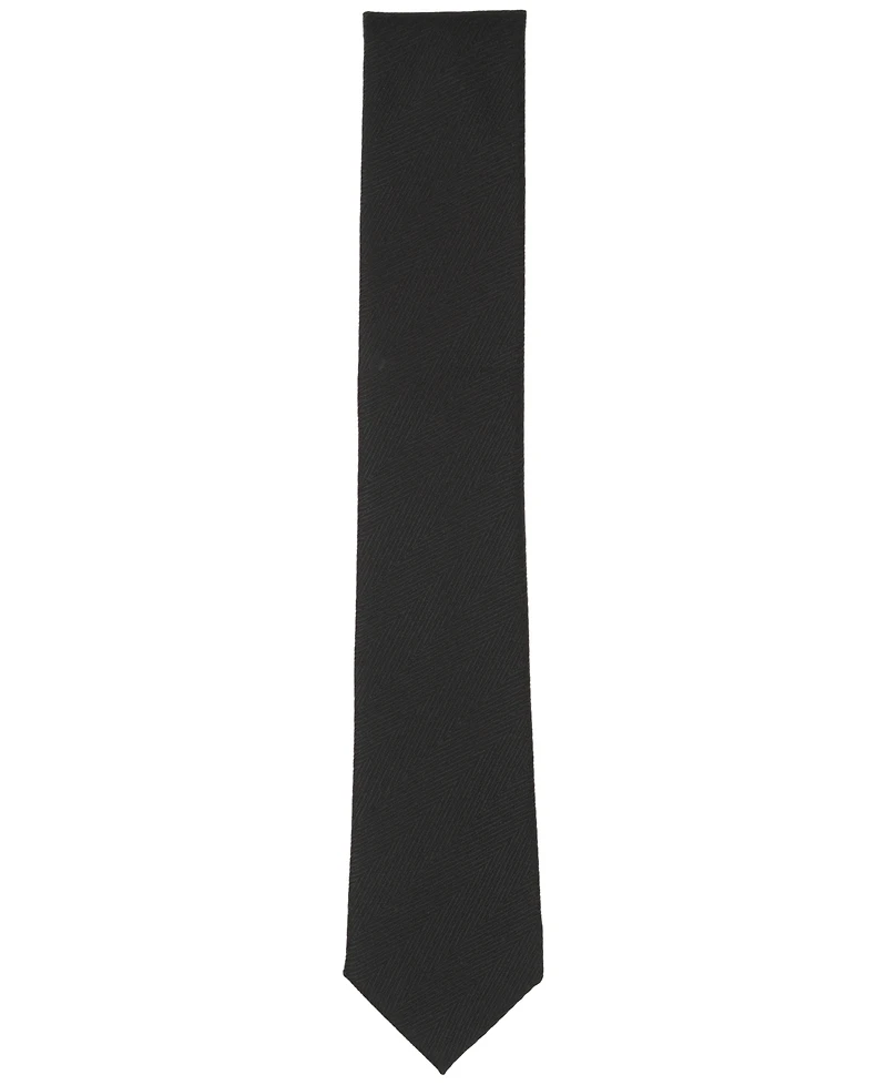 Alfani Men's Atlas Chevron Solid Slim Tie