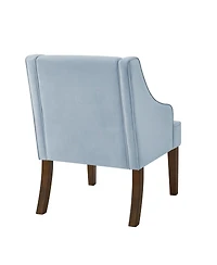 Streamdale Furniture Mid-Century Modern Upholstered Velvet Accent Chair