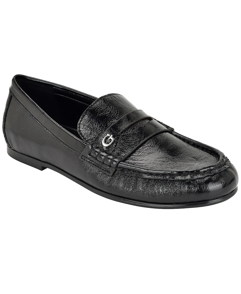 Guess Women's Raivoo Suede Slip-On Penny Loafer