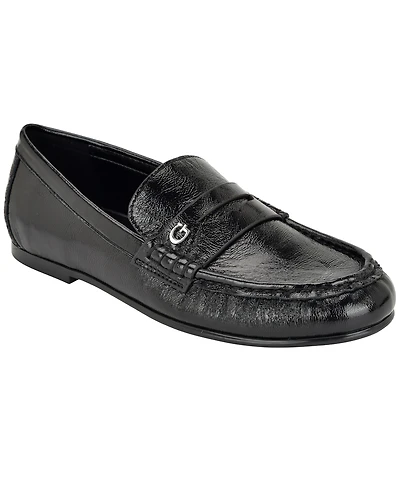 Guess Women's Raivoo Suede Slip-On Penny Loafer
