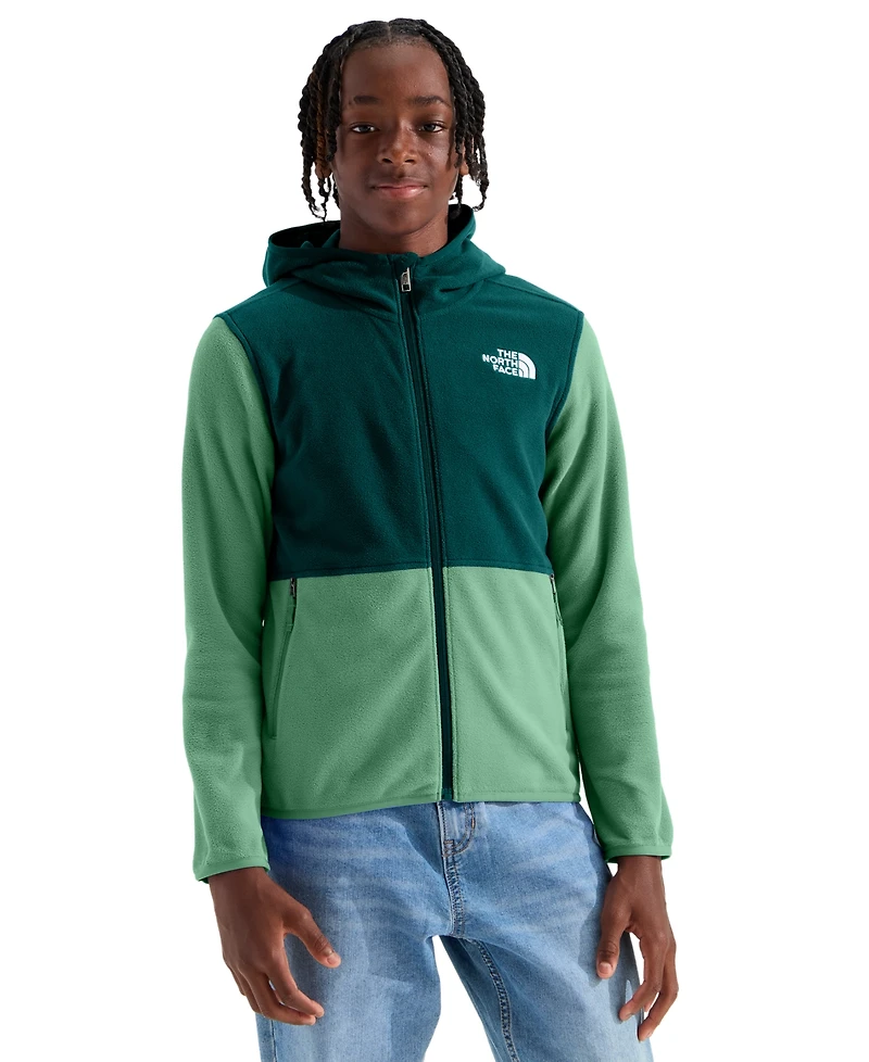 The North Face Boys' and Girls' 7-20 Glacier Full-Zip Hooded Jacket
