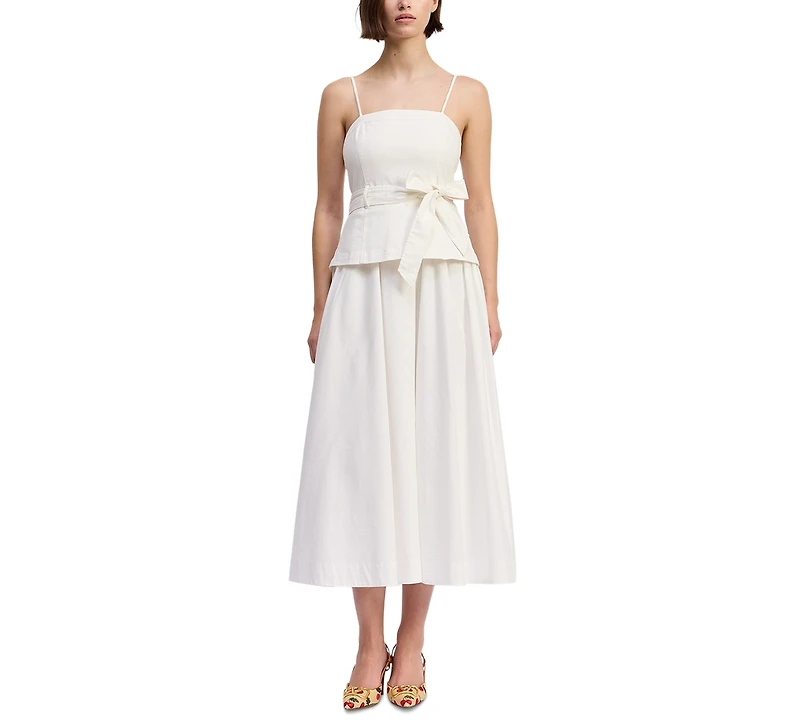 En Saison Women's Samantha Corset Mixed Media Dress