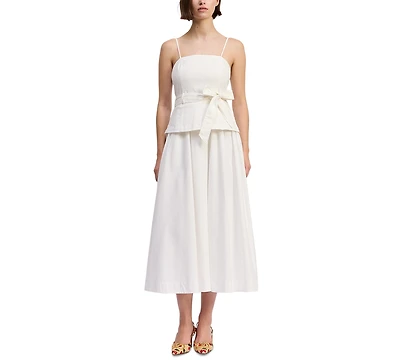 En Saison Women's Samantha Corset Mixed Media Dress