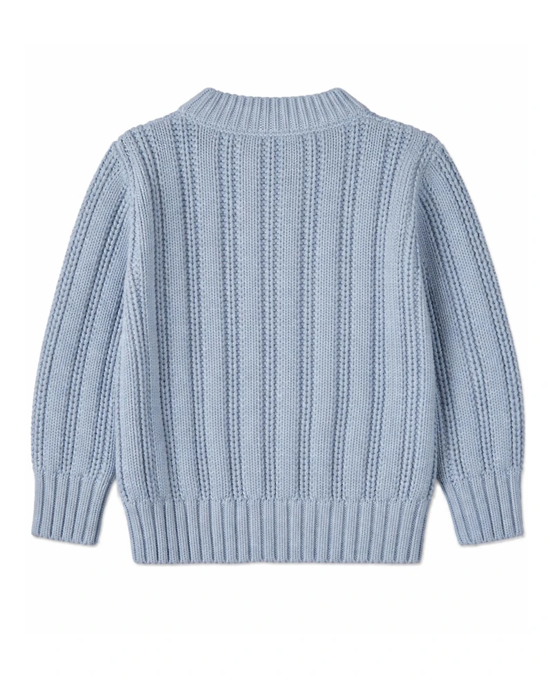 MeMoi Toddler Girls 3T- 10 Cozy Oversized Cable-Knit Cardigan Sweater