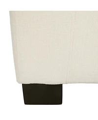 Streamdale Furniture 50'' Textured Fabric Rectangular Ottoman Bench with Hidden Storage