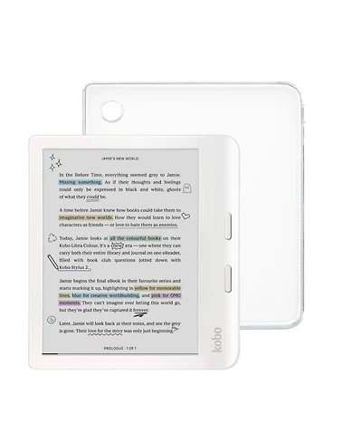 Kobo Libra Colour eReader with Clear Case Bundle