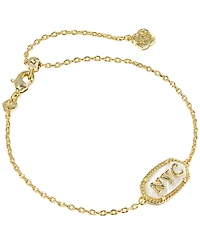 Kendra Scott Elaina Nyc Delicate 14k Gold-Plated Link & Chain Bracelet