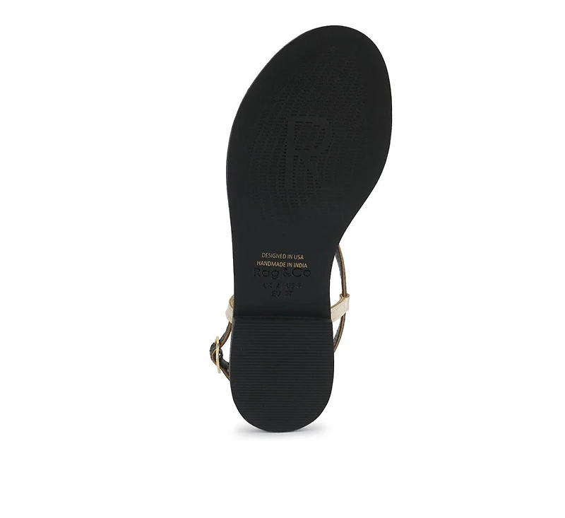 Pheobe Strappy Pink Flat Sandals