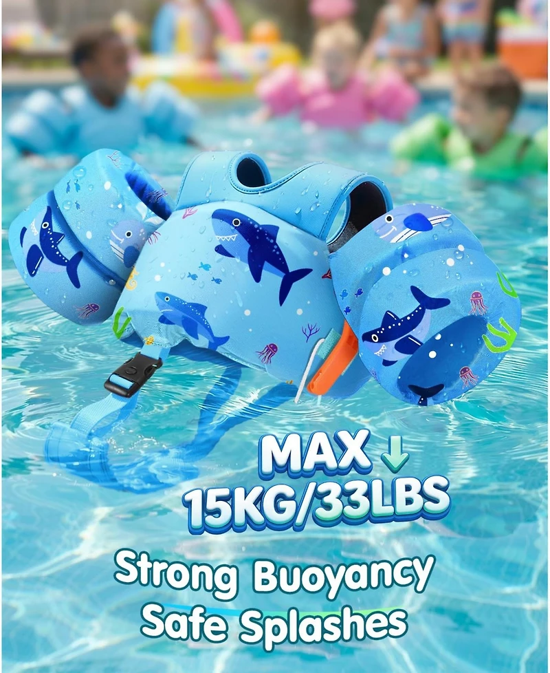Aofar Swim Vest Pool Floaties Arm Water Wing Beach Boat Kids Learn To