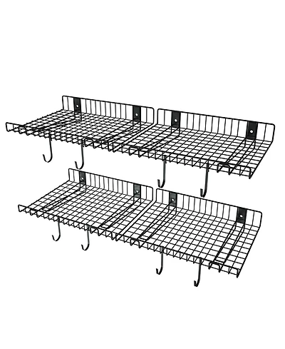 Xdovet Wall Mounted Metal Storage Shelves Rack