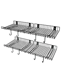 Xdovet Wall Mounted Metal Storage Shelves Rack