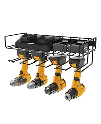 Xdovet Wall Mounted Power Tool Organizer Holder Drill Rack Shelf Workshop Storage