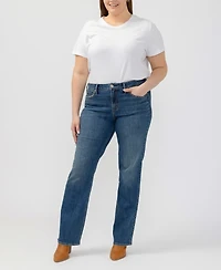 Silver Jeans Co. Plus Suki Mid-Rise Curvy Bootcut