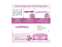 Boyel Living 10 X 20 Feet Pop up Canopy Tent Instant Setup with 6 Sidewalls