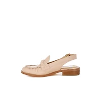 Rag & Co Women's Jemykin Genuine Leather Loafer Sandals