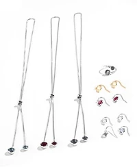 Giani Bernini Crystal Jewelry Collection In Sterling Silver