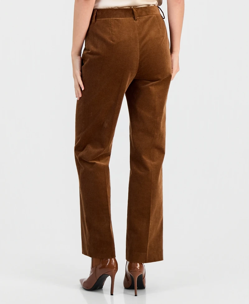 Tahari Asl Women's Corduroy Flare Pants