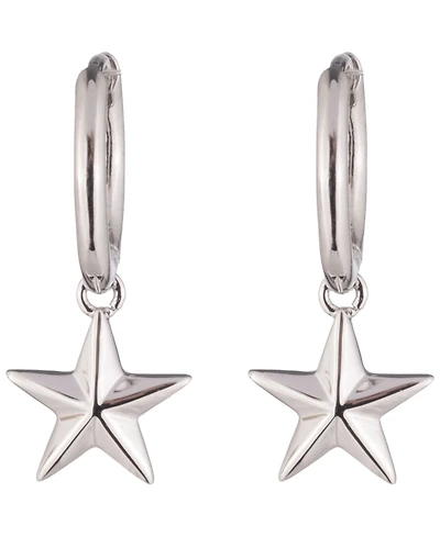 Lauren Ralph Lauren Sterling Silver-Plated Huggie Earrings