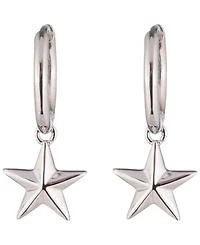 Lauren Ralph Lauren Sterling Silver-Plated Huggie Earrings