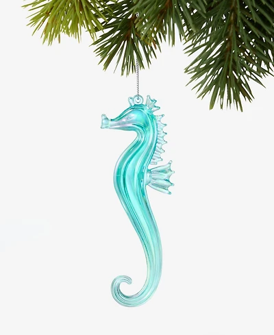 Holiday Lane Seaside Blue Seahorse Ornament, Exclusively at Macy's