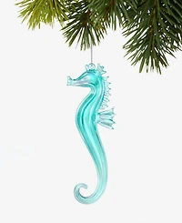 Holiday Lane Seaside Blue Seahorse Ornament, Exclusively at Macy's