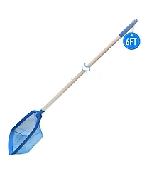 Xdovet Pool Skimmer Net Telescopic Pole Leaf Debris Tool