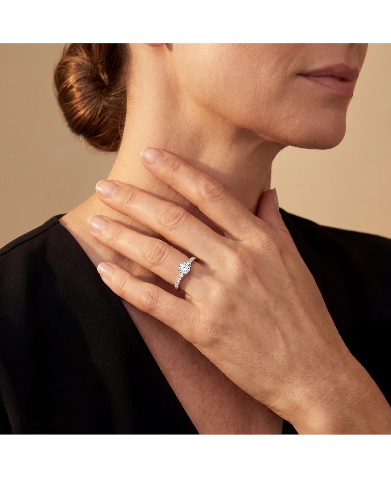 Sterling Silver Cubic Zirconia Statement Ring