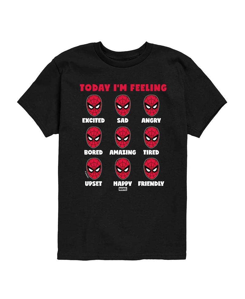 Marvel Spider-Man Today I'm Feeling Moods Youth Boys' 8-20 Short-Sleeve Graphic T-Shirt