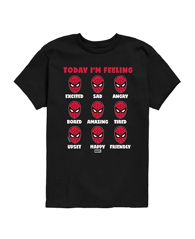 Marvel Spider-Man Today I'm Feeling Moods Youth Boys' 8-20 Short-Sleeve Graphic T-Shirt