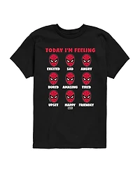 Marvel Spider-Man Today I'm Feeling Moods Youth Boys' 8-20 Short-Sleeve Graphic T-Shirt