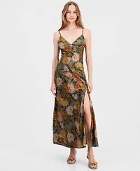 Lulus Juniors' Carreta Midi Slip Dress
