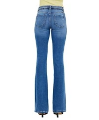 KanCan Women's Kiera Mid Rise Bootcut Jeans