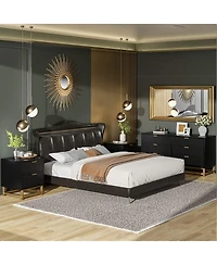 Gaomon 6 Drawer Dresser with Wide Storage, Chest Organizer Metal Legs, Modern Dressers & chests of Drawers